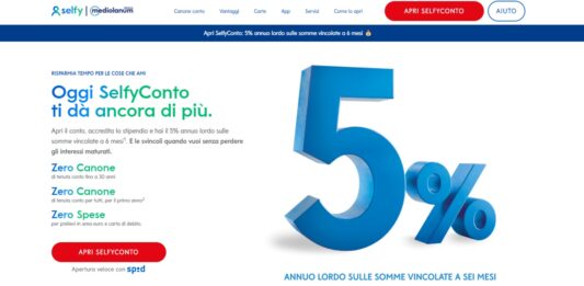 selfyconto mediolanum recensione 2024