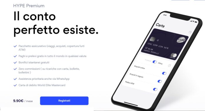 carta conto hype premium recensione