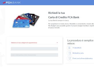 carta di credito fca bank