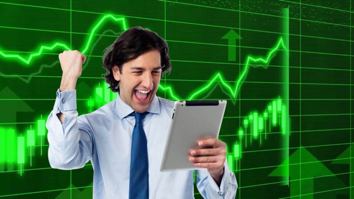 migliori IPO in borsa Un trader che esulta