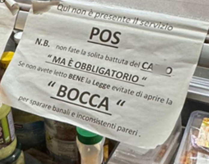 cartello POS