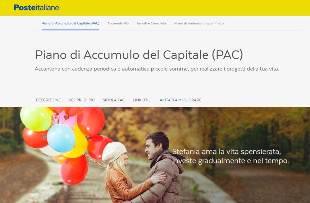 poste italiane nuovo pac