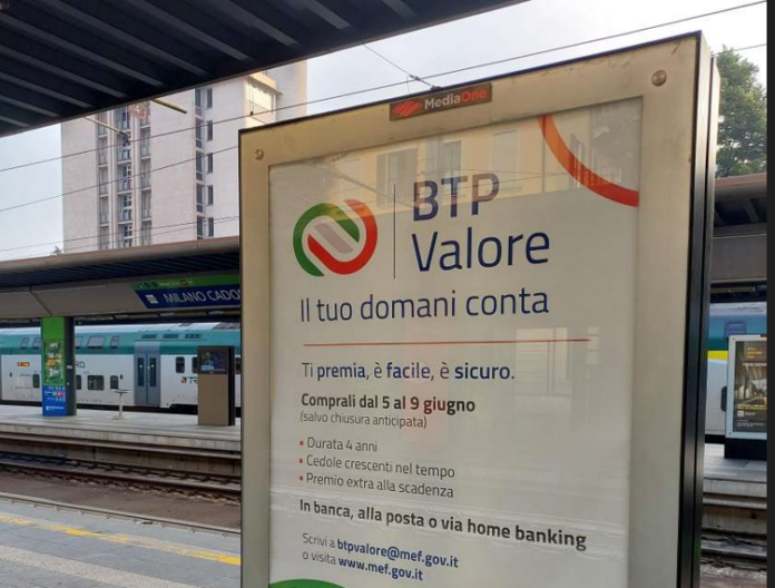 BTP Valore marketing cartello pubblicitario BTP Valore