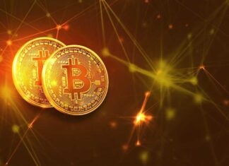due monete di Bitcoin