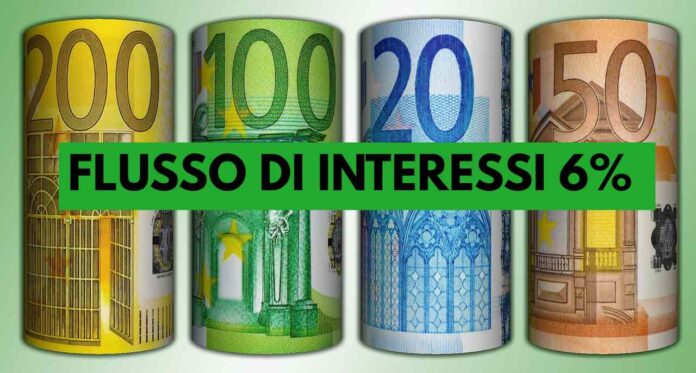 flusso interessi banconote alto taglio