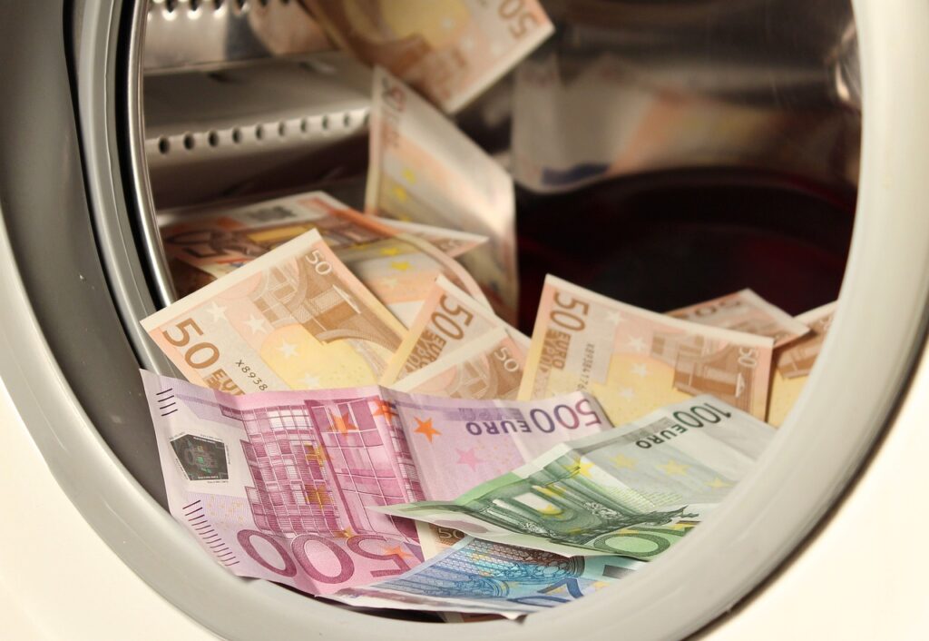 soldi in lavatrice