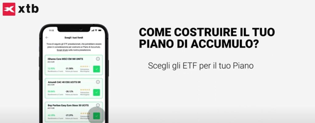 XTB Pac su Etf