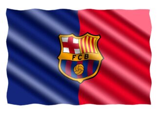 bandiera Barcelona FC
