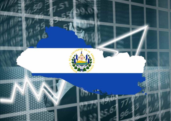 bond el salvador grafico trading e bandiera el salvador