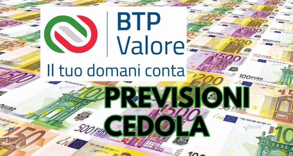 matrici banconote euro e slogan BTP Valore