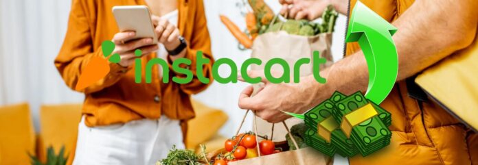 IPO Instacart attività di Instacart con freccia al rialzo