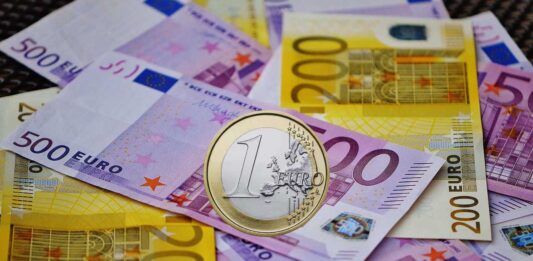 banconote alto taglio e 1 euro