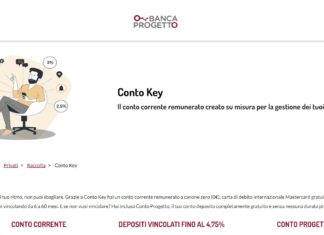 Conto Key Banca Progetto