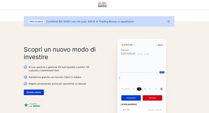 BG SAXO recensione commissioni piattaforme