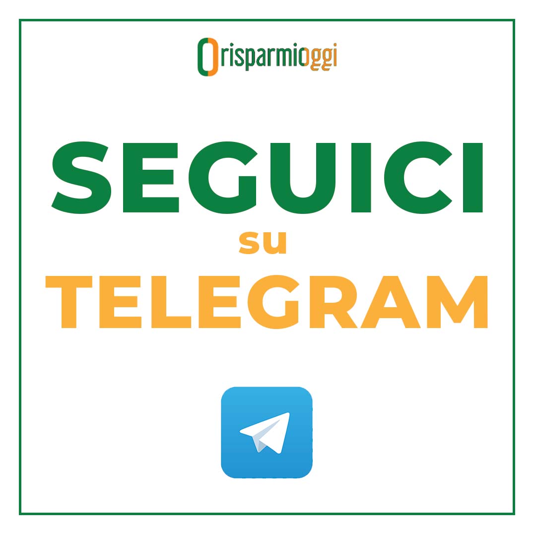 seguici su telegram