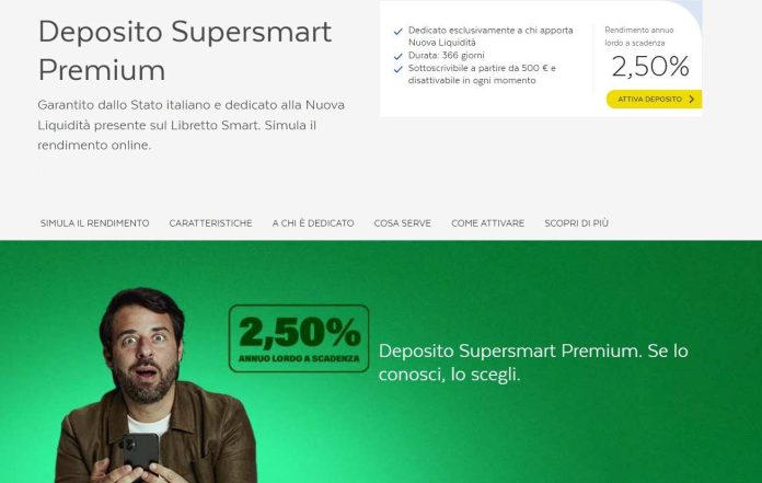 deposito-supersmart-premium-caratteristiche-simulazione-rendimento Deposito Supersmart Premium