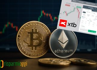 Bitcoin, Ethereum e chart xStation 5 di XTB