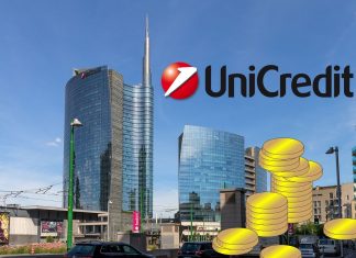 Torre Unicredit con logo della banca