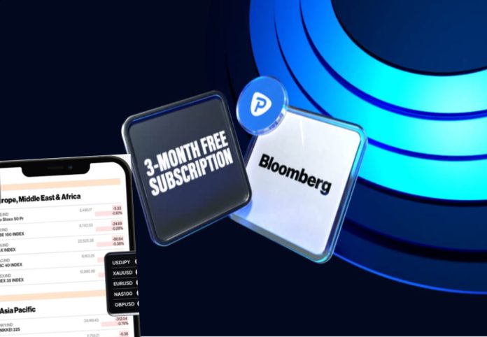 Pepperstone e Bloomberg