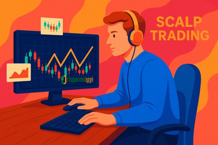 Uno scalper in azione