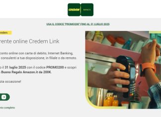 come aprire un conto Credem Link