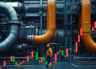 impianto petrolifero e grafico