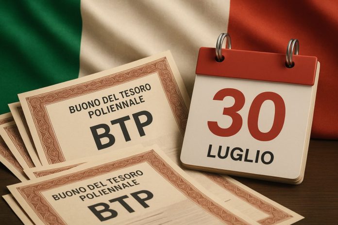 asta BTP 30 luglio BTP in asta luglio