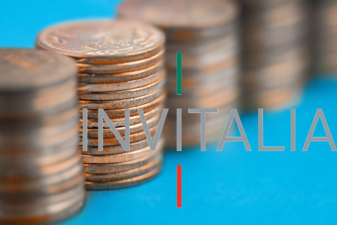 bond Invitalia logo di Invitalia e monete