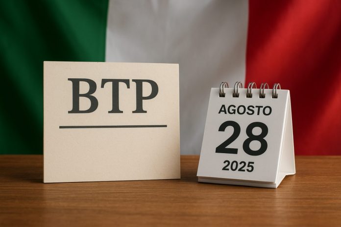 BTP 28 agosto 2025 BTP in asta agosto 2025