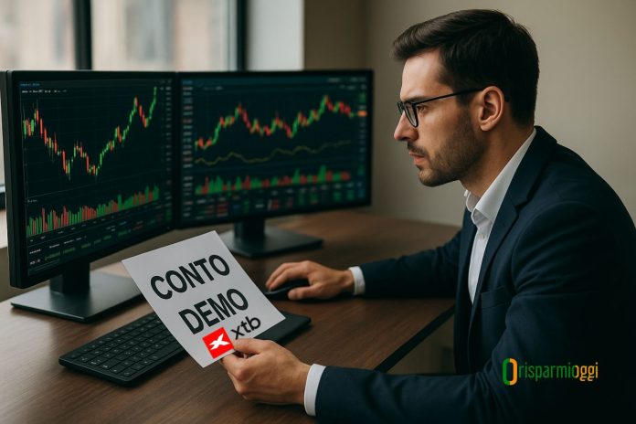 conto demo trader che usa il conto demo XTB