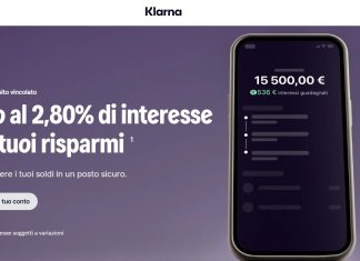 klarna conto deposito vincolato