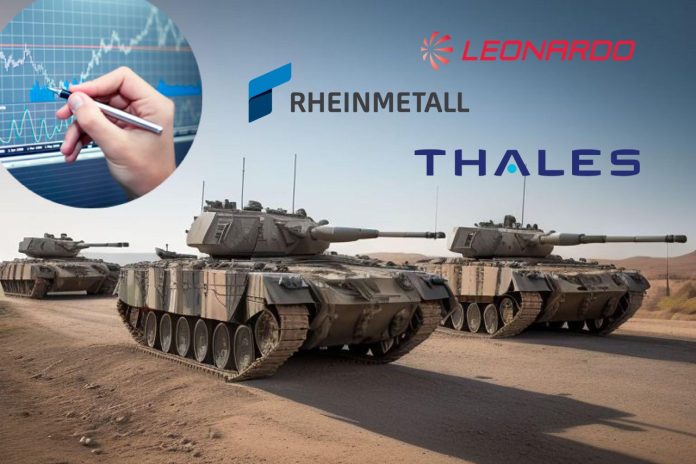 carri armati e loghi titoli della difesa