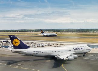 aereo della compagnia Lufthansa