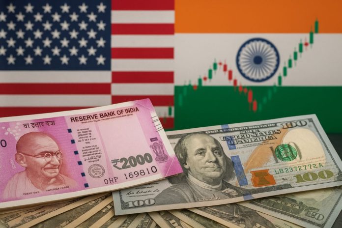 cambio dollaro Usa rupia indiana rupia indiana e dollaro Usa