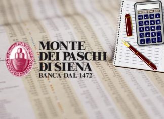 foglio di calcolo e logo MPS