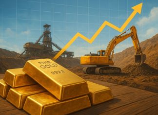 miniera oro e lingotti