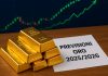 Oro previsioni 2025-2026: quadro chiaro, rally fino a 5000 dollari? lingotti oro e grafico al rialzo