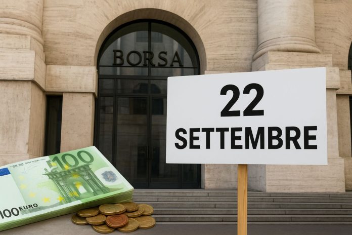 stacchi 22 settembre 2025 stacchi dei dividendi 22 settembre