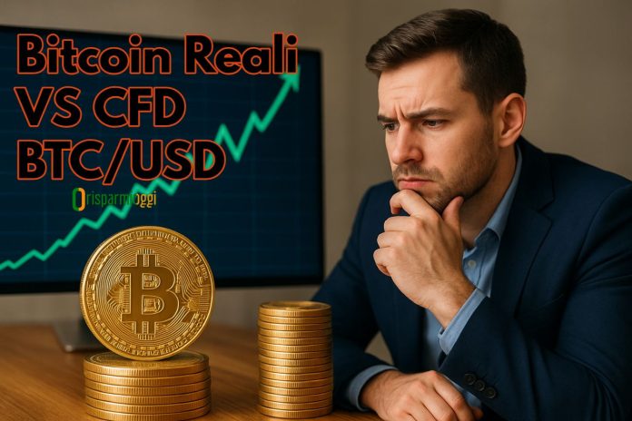 bitcoin vs cfd btc_usd analista che guarda Bitccoin