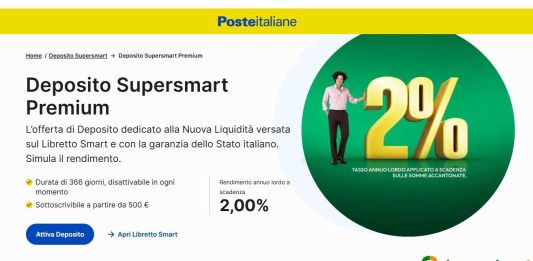deposito supersmart premium novembre scadenza