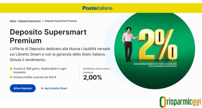 deposito supersmart premium novembre scadenza