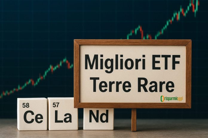 simboli terre rare e grafico