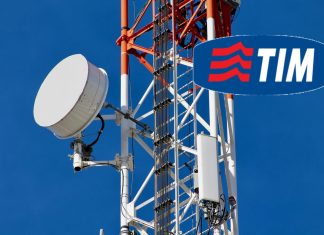 antenna Tlc e logo di TIM