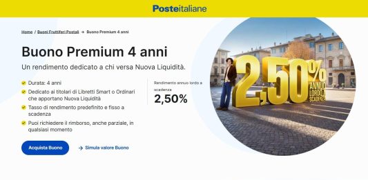 buono premium 4 anni rendimento