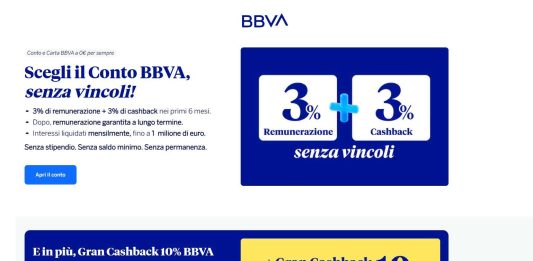 conto corrente bbva recensione