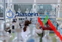 laboratorio diagnostica e logo Diasorin