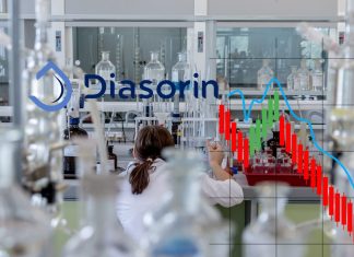 laboratorio diagnostica e logo Diasorin