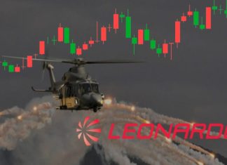 elicottero con logo Leonardo