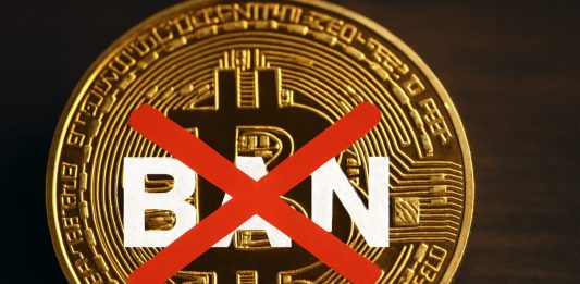 Bitcoin con BAN cancellato