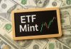ETF Mint opinioni: molto di più di un ETF monetario sfondo di dollari e lavagna con scritto ETF Mint